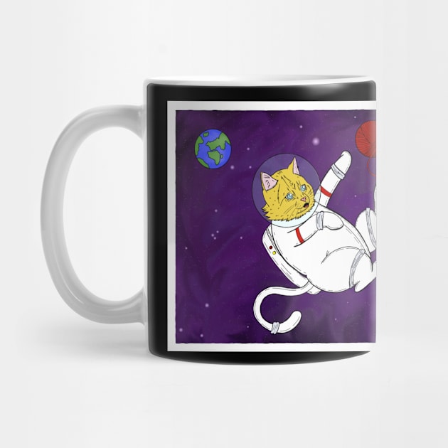 Catstronaut by Foxtrotmadlyart